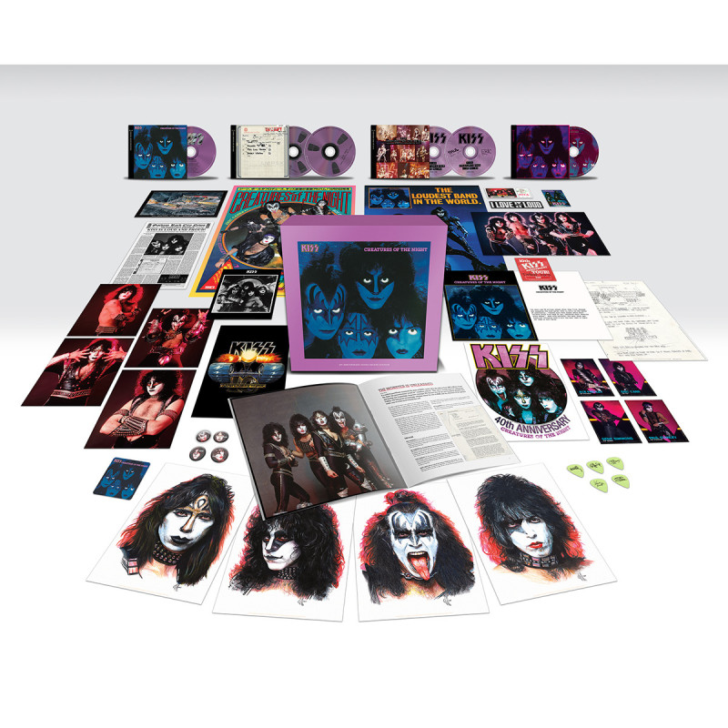 KISS - CREATURES OF THE NIGHT (40TH ANNIVERSARY) (5 CD + BLU-RAY) BOX SUPER DELUXE