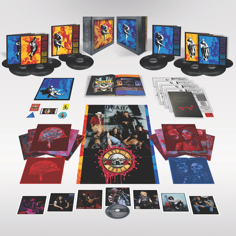 GUNS N' ROSES - USE YOUR ILLUSION I & II (12 LP-VINILO + BLU-RAY) BOX SUPER DELUXE LIMITADA