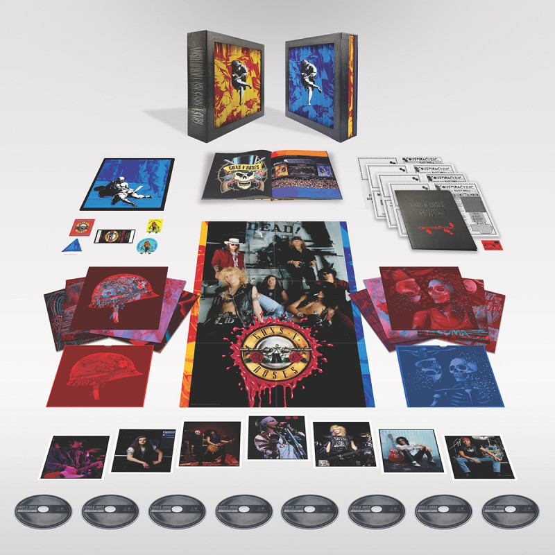 GUNS N' ROSES - USE YOUR ILLUSION I & II (7 CD + BLU-RAY) BOS SUPER DELUXE LIMITADA
