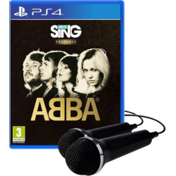 PS4 LET'S SING ABBA + 2 MICROFONOS