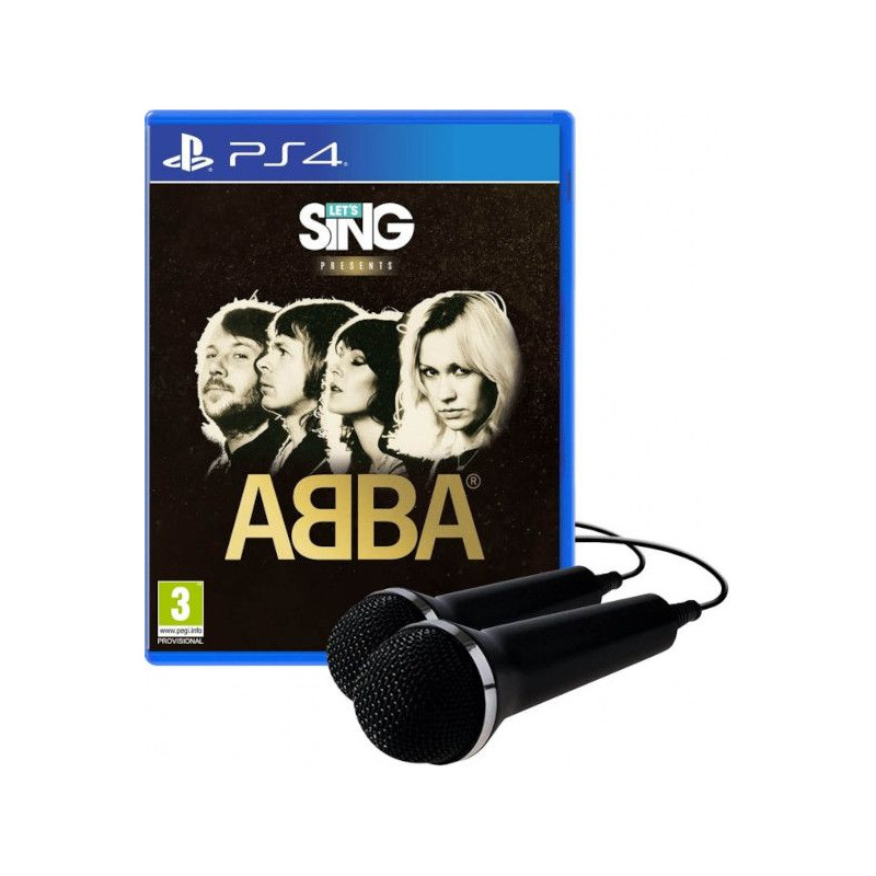 PS4 LET'S SING ABBA + 2 MICROFONOS