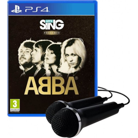 PS4 LET'S SING ABBA + 2 MICROFONOS