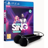 PS4 LET'S SING 2023 (INCLUYE CANCIONES EN ESPAÑOL) + 2 MICROFONOS