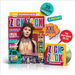 RAMMSTEIN - ZIZ ZACK (NACHPRESSUNG) (CD SINGLE) + MAGAZINE