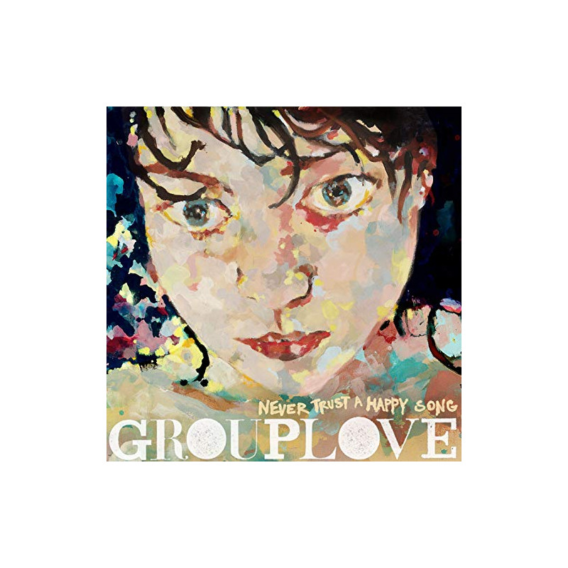 GROUPLOVE - NEVER TRUST A HAPPY SONG (LP-VINILO) COLOR ROJO