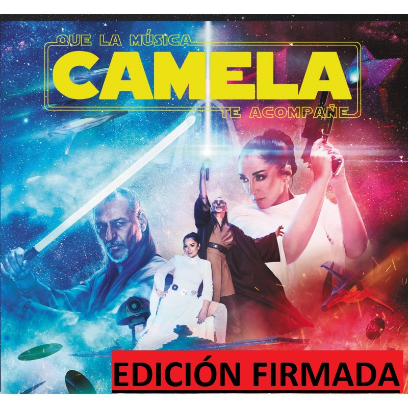 CAMELA - QUE LA MUSICA TE ACOMPAÑE (CD) EDICIÓN FIRMADA