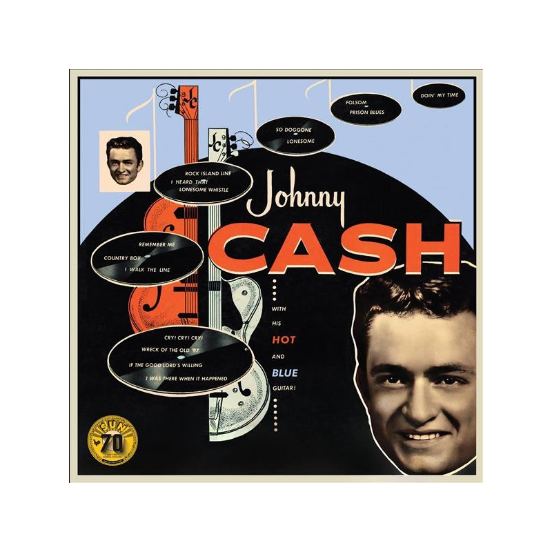 JOHNNY CASH - WITH HIS HOT AND BLUE GUITAR (LP-VINILO)