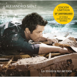 ALEJANDRO SANZ - LA MÚSICA NO SE TOCA (10º ANIVERSARIO) (2 LP-VINILO) DELUXE COLOR