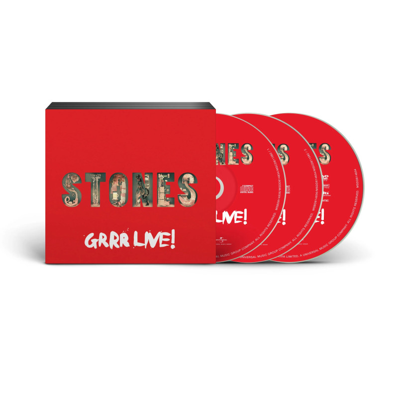 THE ROLLING STONES - GRRR LIVE! (2 CD + DVD)