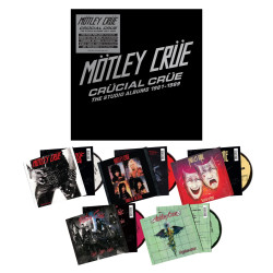 MÖTLEY CRÜE - CRÜCIAL CRÜE-THE STUDIO ALBUMS 1981-1989 (5 CD) BOX