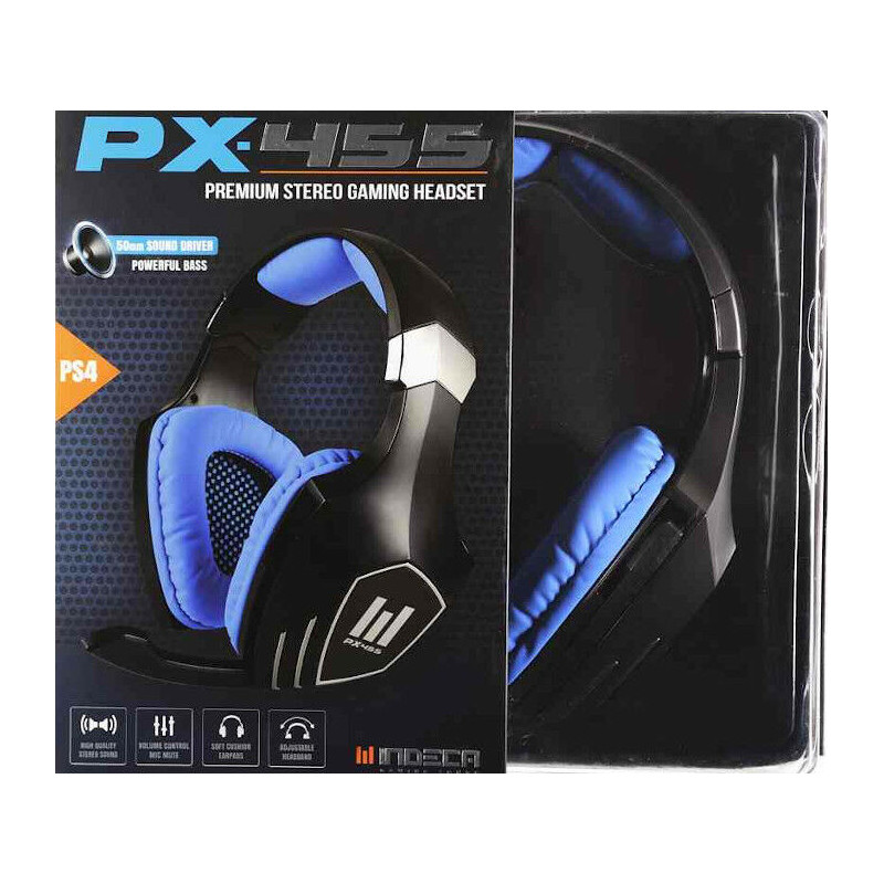 PS4 AURICULARES PX455 STEREO INDECA