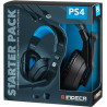 PS4 AURICULARES STARTER PACK + GRIPS + CABLE DE CARGA INDECA