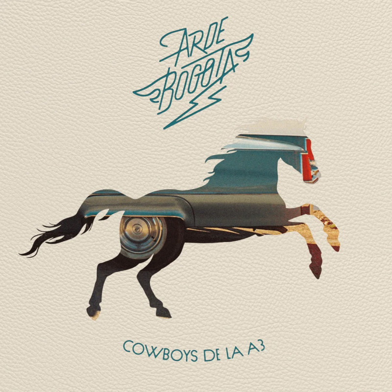Arde Bogota VINILO + PAÑUELO Cowboys de la A3 LP 12 NUEVO y