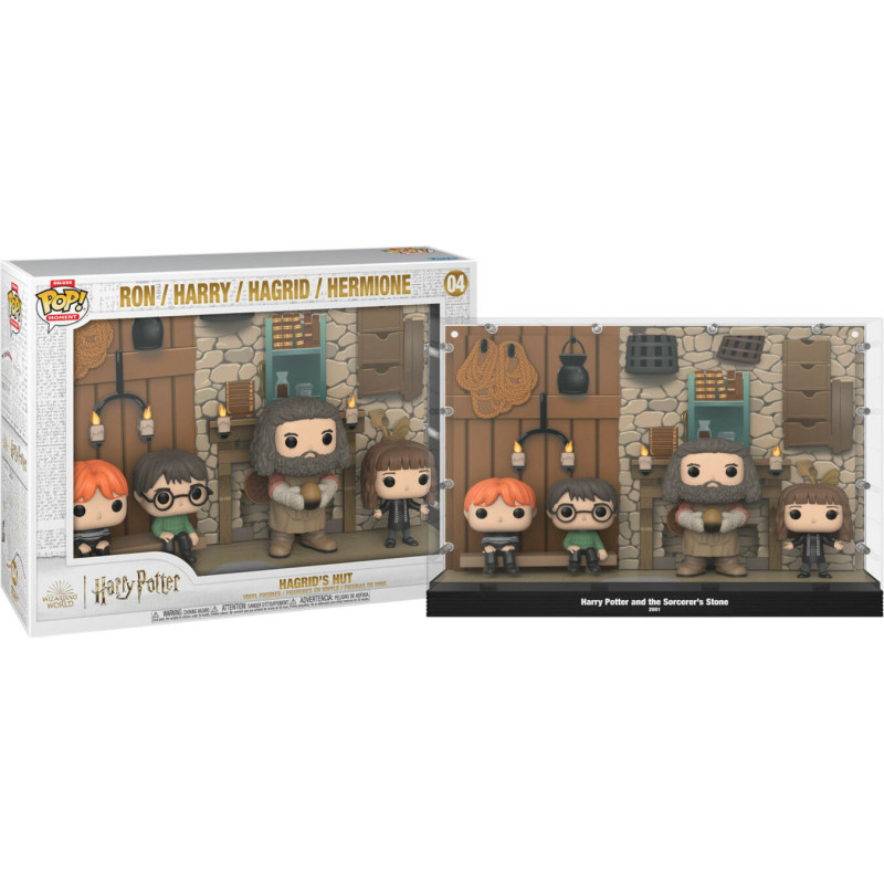 FUNKO POP! HARRY POTTER: HAGRID'S HUT (RON/HARRY/HAGRID/HERMIONE (04)