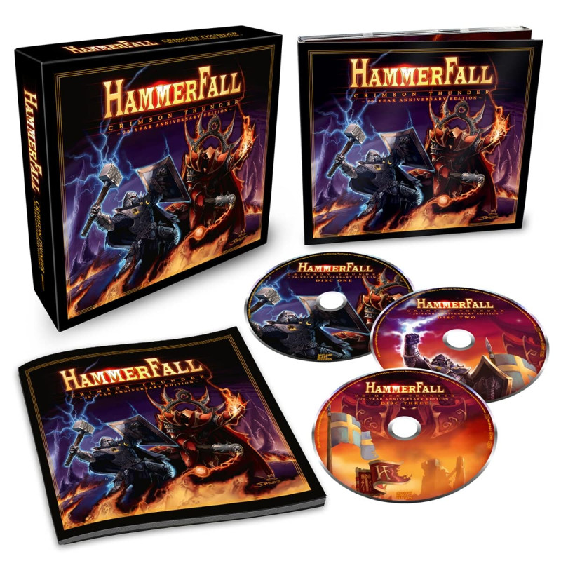 HAMMERFALL - CRIMSON THUNDER (20TH ANNIVERSARY EDITION) (3 CD)