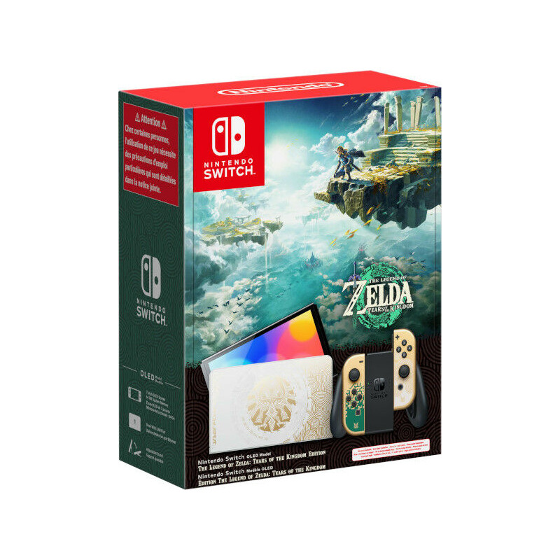 SW CONSOLA NINTENDO SWITCH OLED - THE LEGEND OF ZELDA: TEARS OF THE KINGDOM EDICION LIMITADA