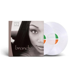 BRANDY - NEVER SAY NEVER (2 LP-VINILO) CLEAR INDIES