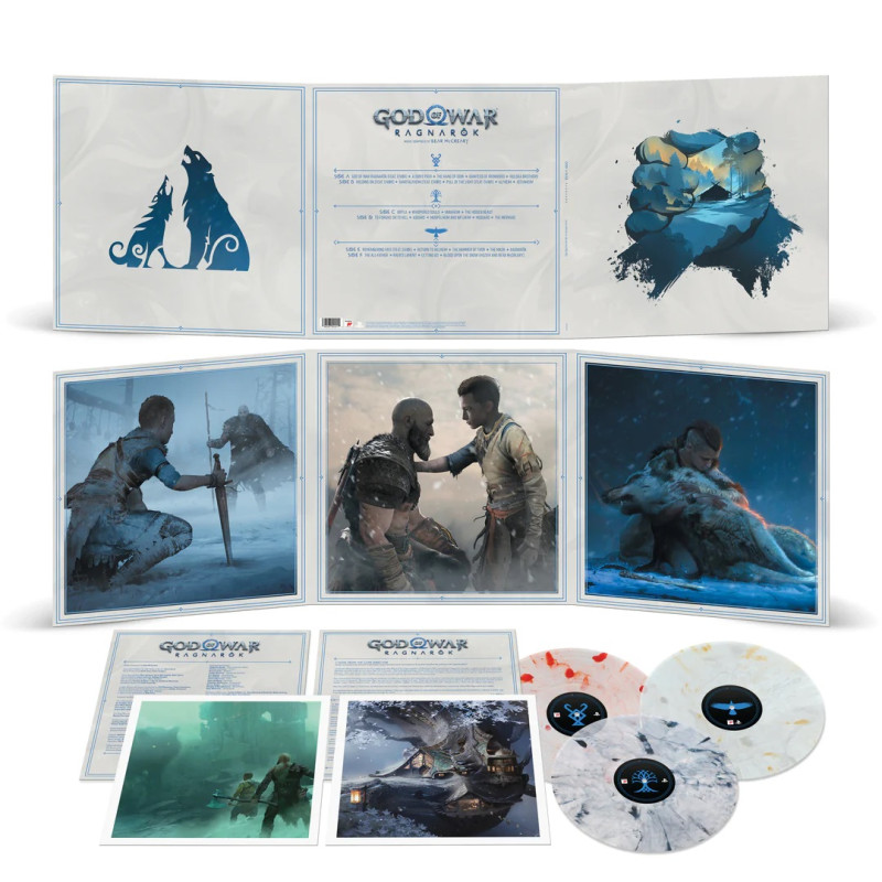 B.S.O. GOD OF WAR RAGNARÖK (3 LP-VINILO) COLOR