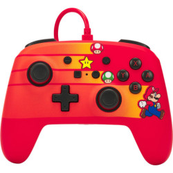 SW MANDO PRO CON CABLE SUPER MARIO SPEEDSTER ROJO POWER A