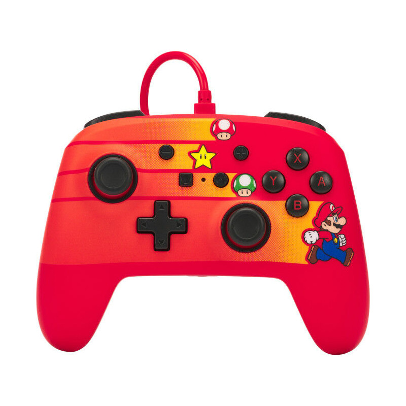 SW MANDO PRO CON CABLE SUPER MARIO SPEEDSTER ROJO POWER A