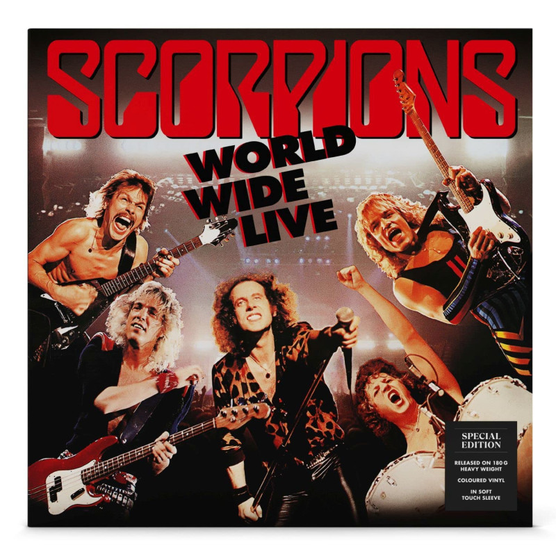 SCORPIONS - WORLD WIDE LIVE (2 LP-VINILO) COLOR