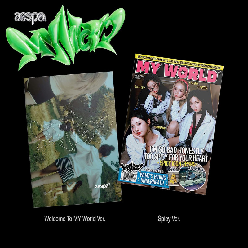 AESPA - MY WORLD - THE 3RD MINI ALBUM - REVISTA (CD)