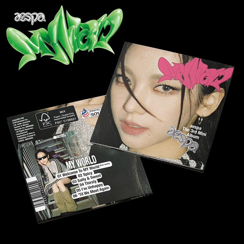 AESPA - MY WORLD - THE 3RD MINI ALBUM - "KARINA" (CD)
