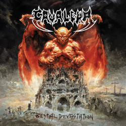 CALAVERA - BESTIAL DEVASTATION (LP-VINILO) WHITE/BLACK