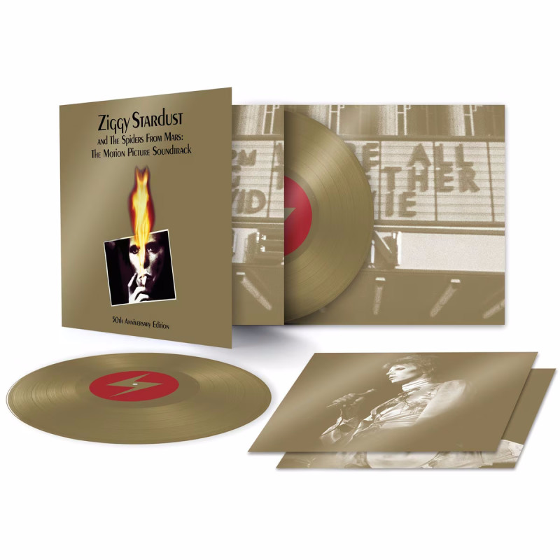 DAVID BOWIE - ZIGGY STARDUST AND THE SPIDERS FROM MARS: THE MOTIO PICTURE SOUNDTRACK (50 ANNIVERSARY EDITION) (2 LP-VINILO) GOLD