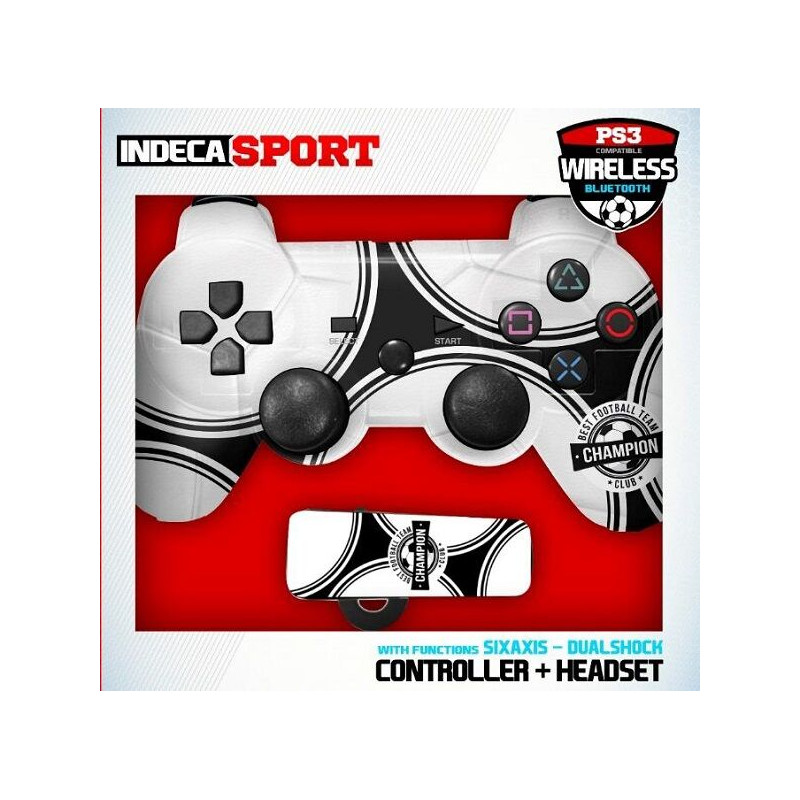 PS3 MANDO INALAMBRICO SPORT + HEADSET INDECA