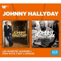JOHNNY HALLYDAY - COFFRET (LES RARETÉS WARNER - MON PAYS C'EST L'AMOUR) (3 CD)