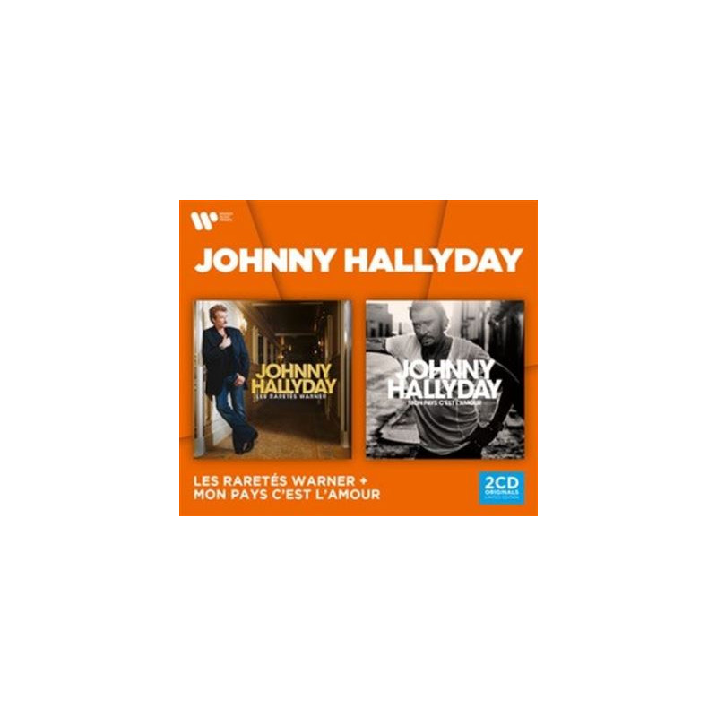 JOHNNY HALLYDAY - COFFRET (LES RARETÉS WARNER - MON PAYS C'EST L'AMOUR) (3 CD)