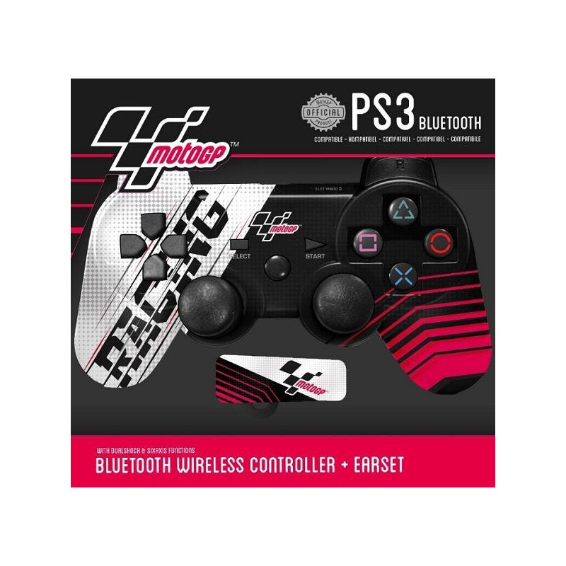 PS3 MANDO INALAMBRICO MOTOGP + EARSET INDECA