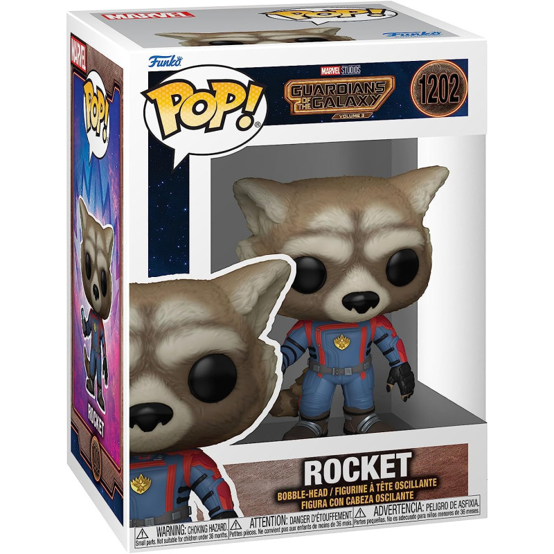 FUNKO POP! GUARDIANES DE LA GALAXIA: ROCKET (1202)