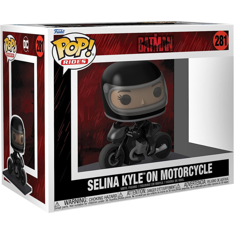 FUNKO POP! RIDES - THE BATMAN: SELINA ON MOTORCYCLE (281)