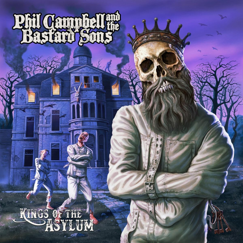 PHIL CAMPBELL AND THE BASTARD SONS - KINGS OF THE ASYLUM (LP-VINILO) PURPLE
