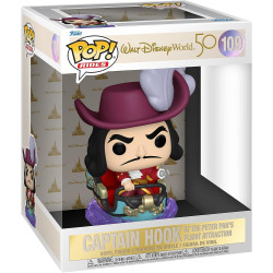 FUNKO POP! RIDES - WALT DISNEY WORLD 50: CAPTAIN HOOK AT THE PETER PAN'S FLIGHT ATTRACTION (109)