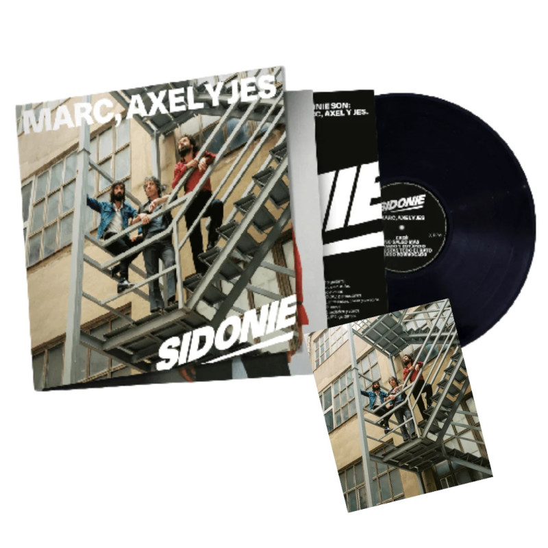 SIDONIE - MARC, AXEL Y JES (LP-VINILO) EDICIÓN PREVENTA CON FOTO FIRMADA