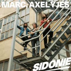 SIDONIE - MARC, AXEL Y JES (LP-VINILO) DELUXE TRANSPARENTE EDICIÓN PREVENTA CON FOTO FIRMADA