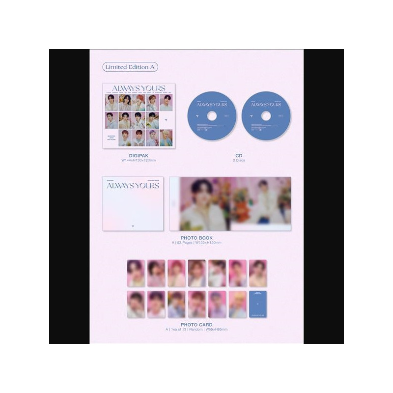 SEVENTEEN - SEVENTEEN JAPAN BEST ALBUM [ALWAYS YOURS] LIMITED EDITION A (2 CD)