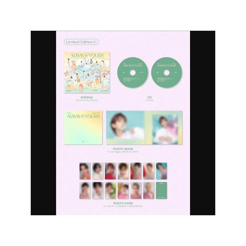SEVENTEEN - SEVENTEEN JAPAN BEST ALBUM [ALWAYS YOURS] LIMITED EDITION C (2 CD)