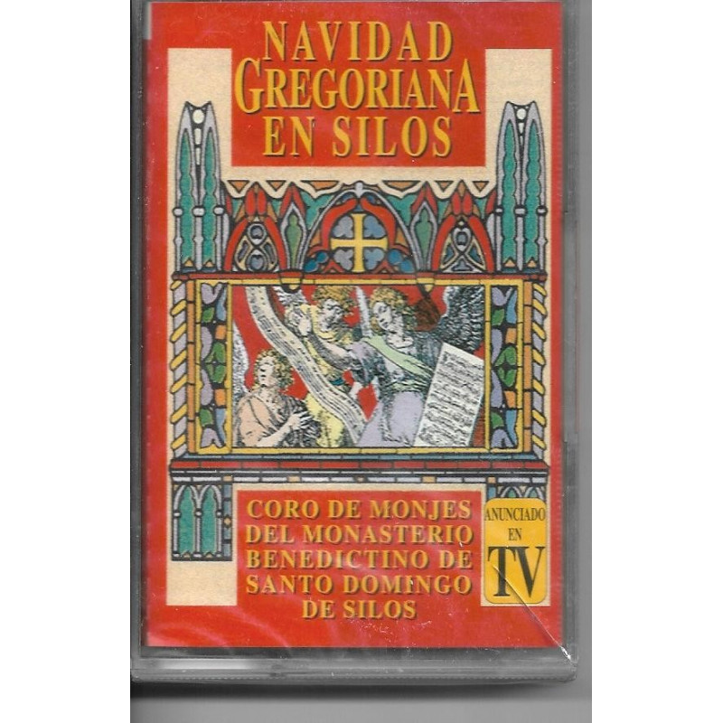 CORO DE MONJES DEL MONATERIO BENEDICTINO DE SANTO DOMINGO DE SILOS - NAVIDAD GREGORIANA EN SILOS  (cassette)