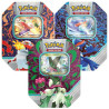 SOBRE CARTAS POKEMON LATA MEOWSCARDA EX / SKELEDIRGE EX / QUAQUAVAL EX