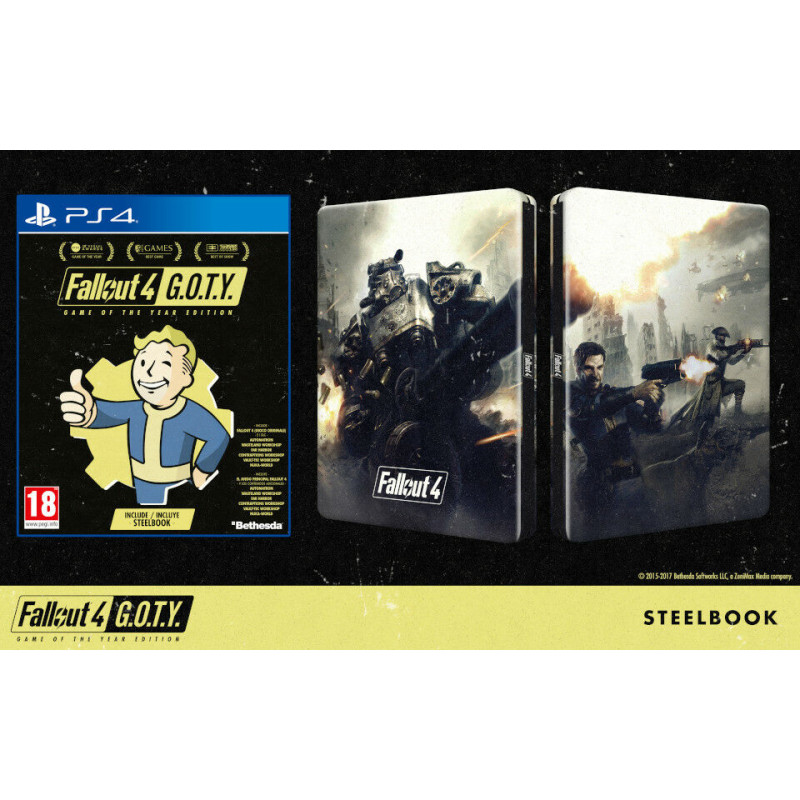 PS4 FALLOUT 4 G.O.T.Y. STEELBOOK EDITION