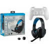 PS5 AURICULARES FUYIN 2 NEGRO + FUNDA SILICONA + GRIPS INDECA