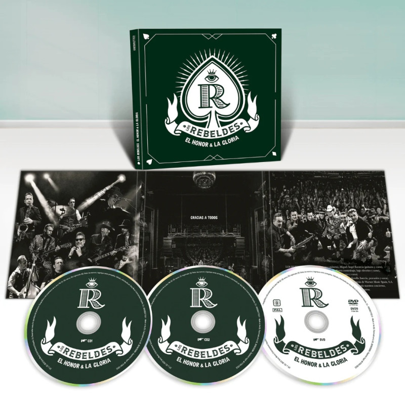 LOS REBELDES - EL HONOR Y LA GLORIA (EN DIRECTO) (2 CD + DVD)