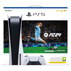 PS5 CONSOLA WHITE + DUALSENSE + EA SPORTS FC 24