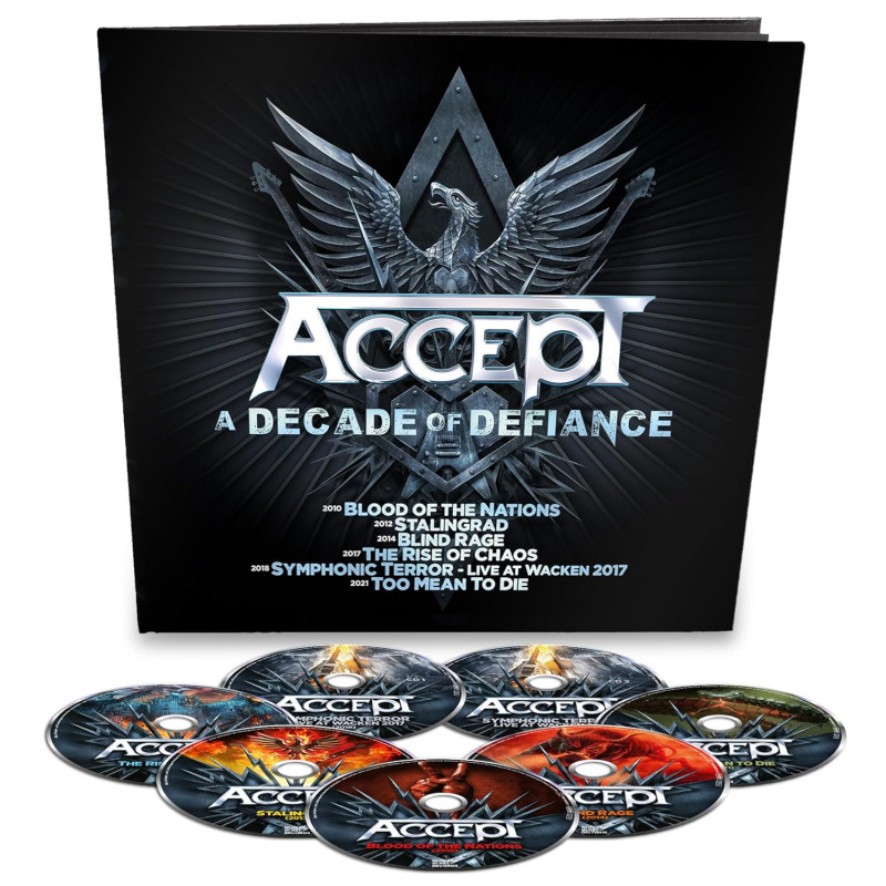 ACCEPT - A DECADE OF DEFIANCE (7 CD)