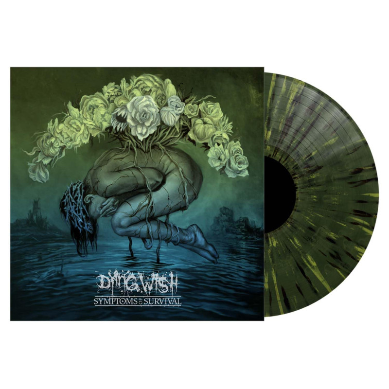 DYING WISH - SYMPTOMS OF SURVIVAL (LP-VINILO) GREEN / BLACK SPLATTER