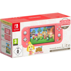 SW CONSOLA LITE CORAL + ANIMAL CROSSING: NEW HORIZONS - EDICIÓN ISABELLE